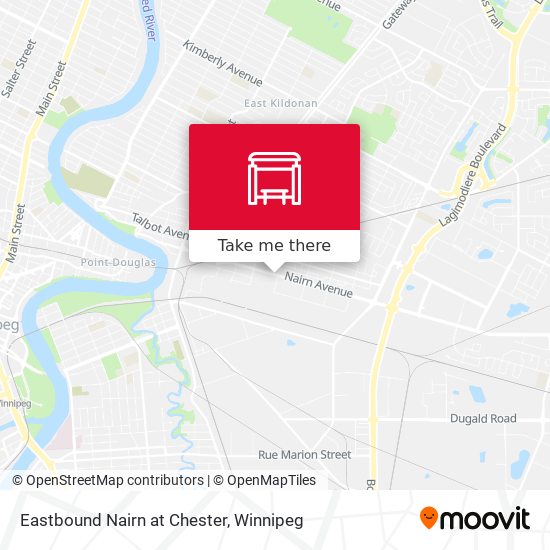 Eastbound Nairn at Chester map