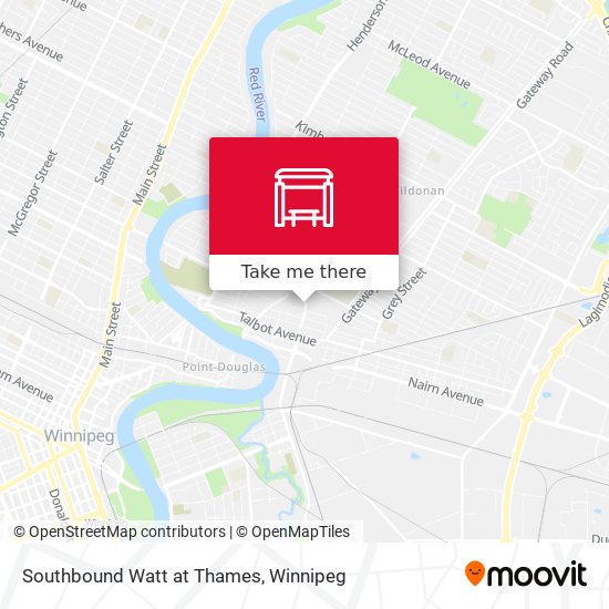 Southbound Watt at Thames plan