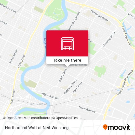 Northbound Watt at Neil plan