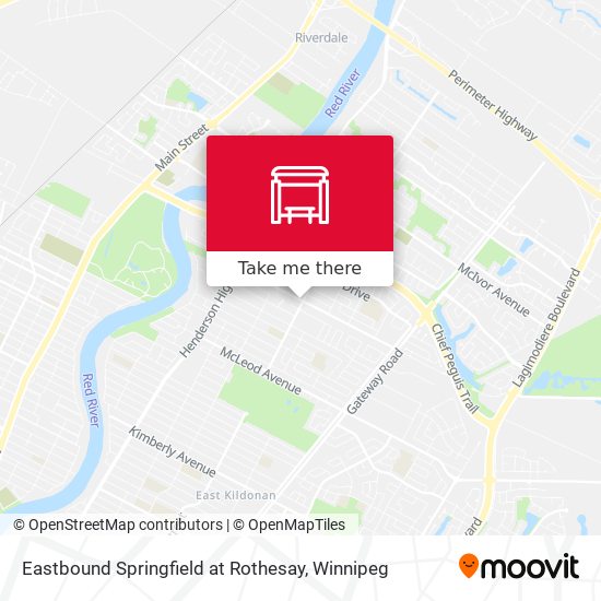 Eastbound Springfield at Rothesay plan