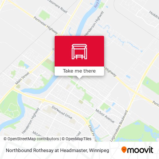 Northbound Rothesay at Headmaster map