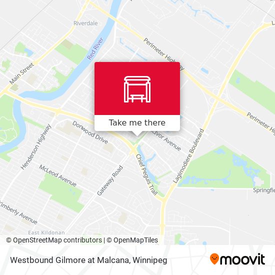 Westbound Gilmore at Malcana plan