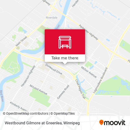 Westbound Gilmore at Greenlea plan