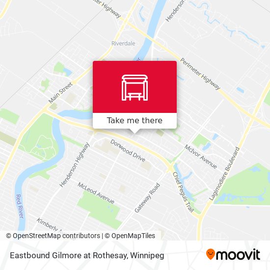 Eastbound Gilmore at Rothesay plan