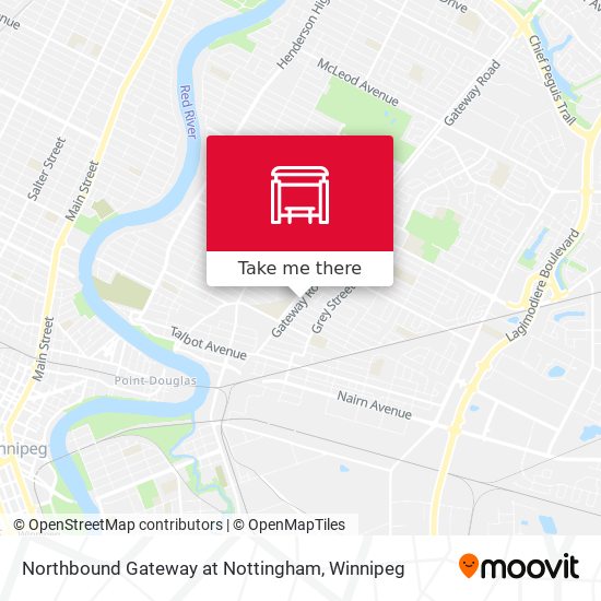 Northbound Gateway at Nottingham plan