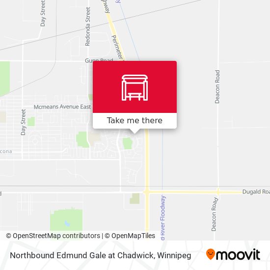 Northbound Edmund Gale at Chadwick plan