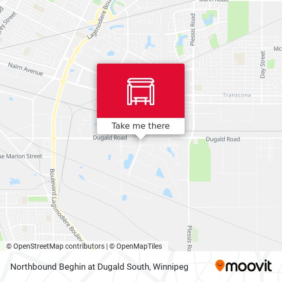 Northbound Beghin at Dugald South plan