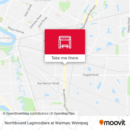 Northbound Lagimodiere at Warman plan