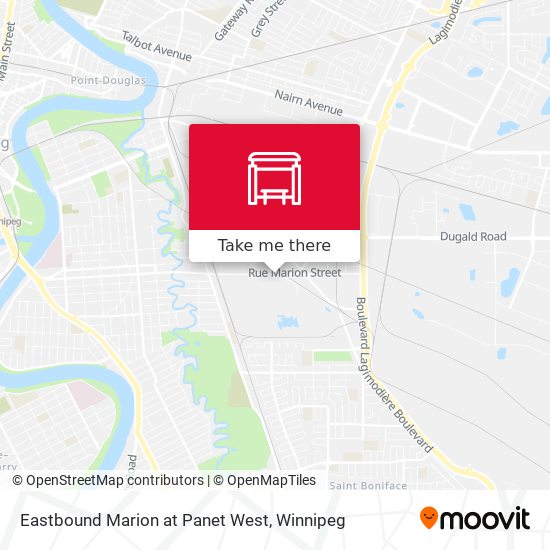 Eastbound Marion at Panet West plan