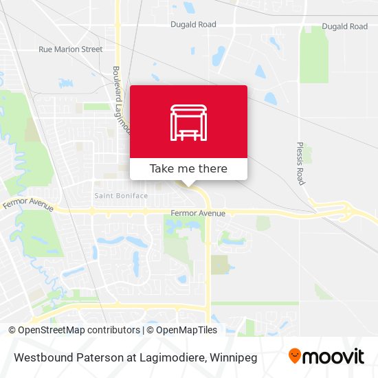 Westbound Paterson at Lagimodiere plan