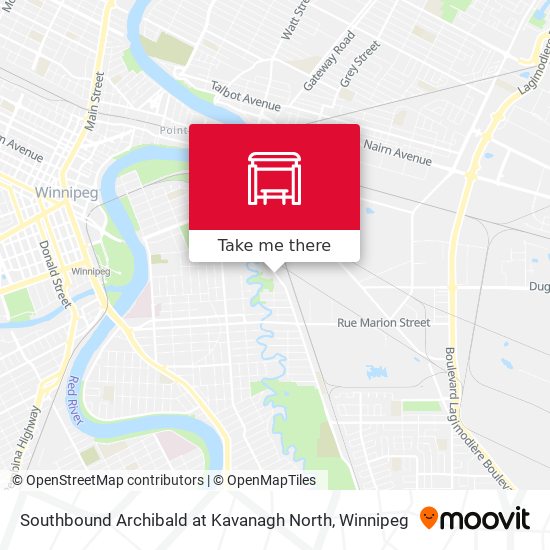 Southbound Archibald at Kavanagh North plan