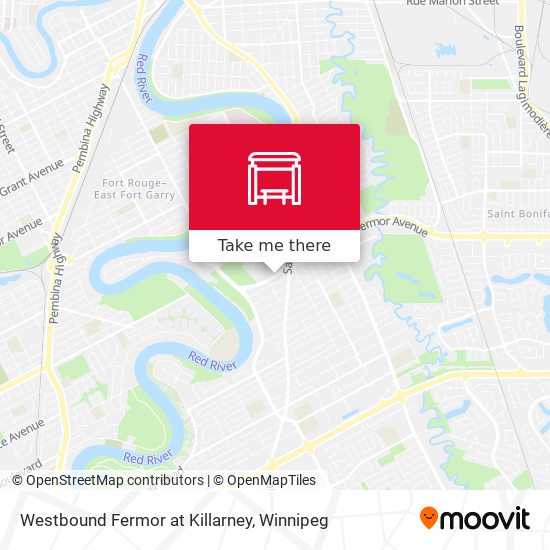 Westbound Fermor at Killarney map