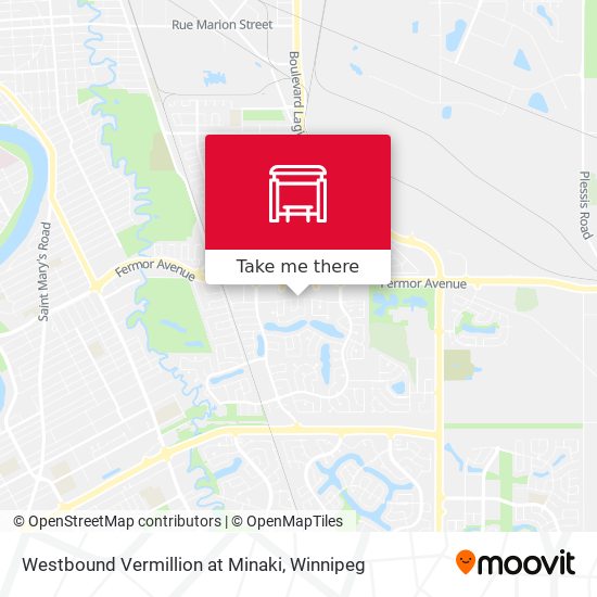 Westbound Vermillion at Minaki plan