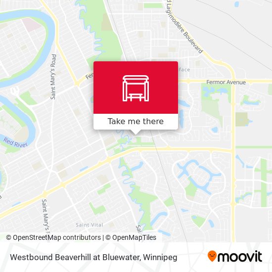 Westbound Beaverhill at Bluewater map