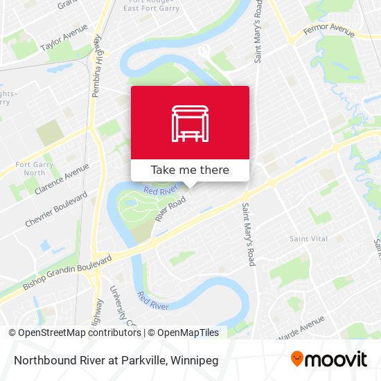 Northbound River at Parkville plan