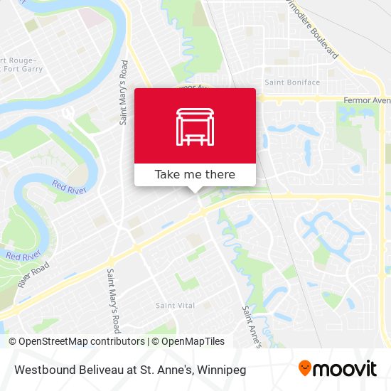 Westbound Beliveau at St. Anne's plan