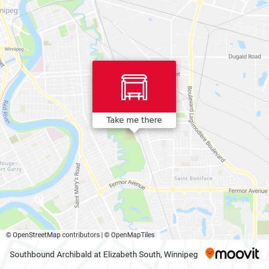 Southbound Archibald at Elizabeth South plan