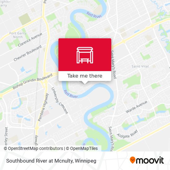 Southbound River at Mcnulty plan