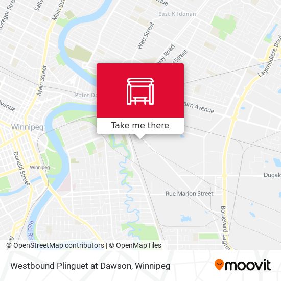 Westbound Plinguet at Dawson plan