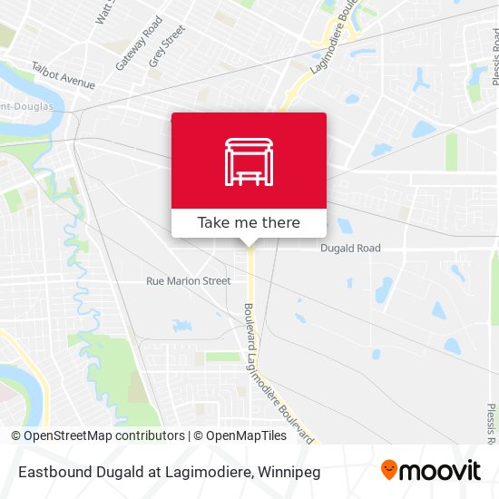 Eastbound Dugald at Lagimodiere plan