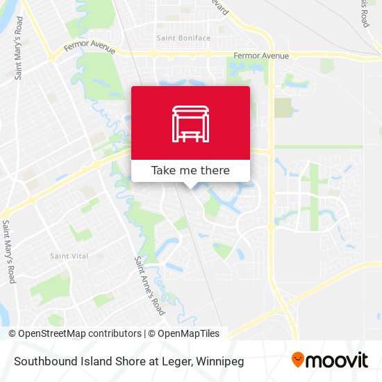 Southbound Island Shore at Leger plan