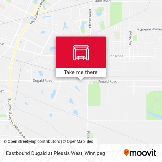 Eastbound Dugald at Plessis West plan