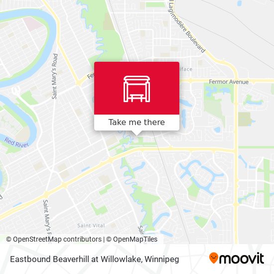 Eastbound Beaverhill at Willowlake plan