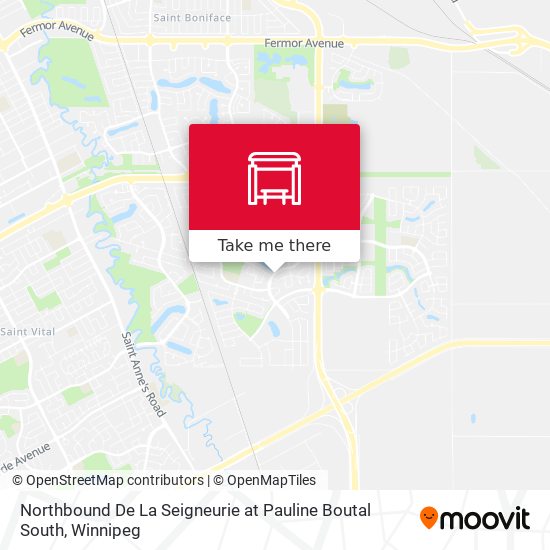 Northbound De La Seigneurie at Pauline Boutal South plan