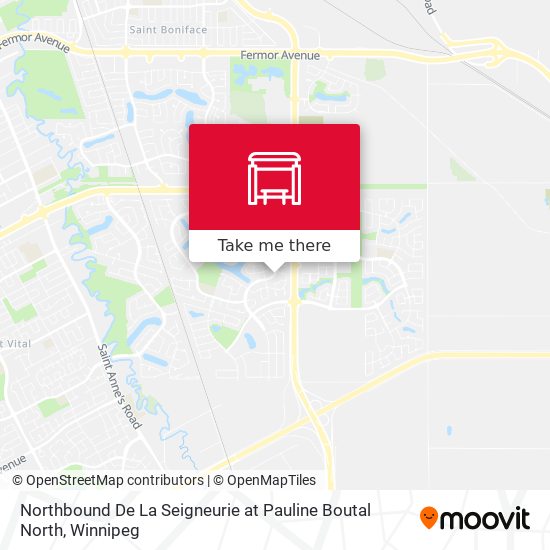 Northbound De La Seigneurie at Pauline Boutal North plan