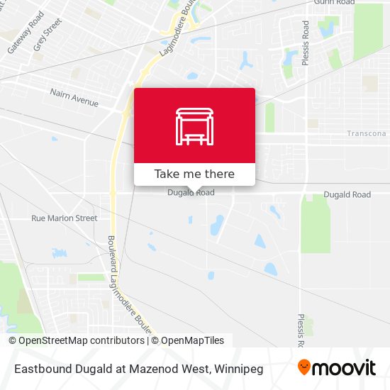 Eastbound Dugald at Mazenod West plan