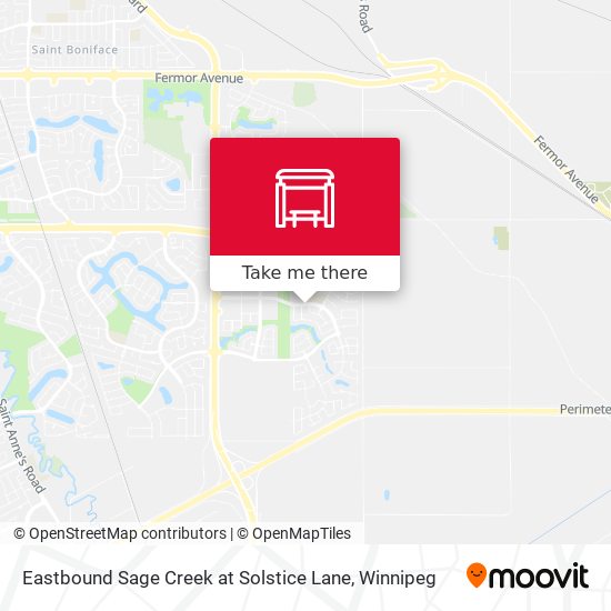 Eastbound Sage Creek at Solstice Lane plan