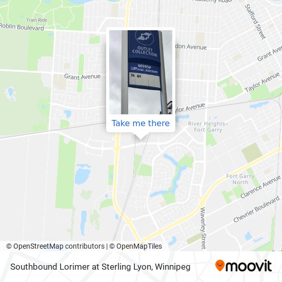 Southbound Lorimer at Sterling Lyon plan