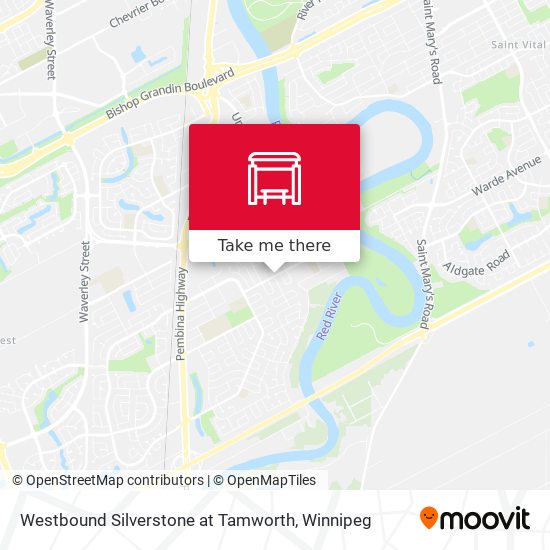 Westbound Silverstone at Tamworth plan