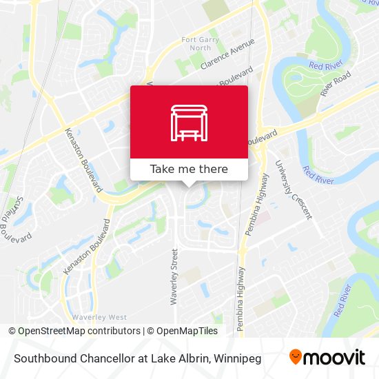 Southbound Chancellor at Lake Albrin plan