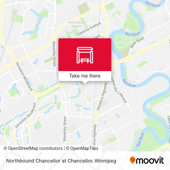 Northbound Chancellor at Chancellor map