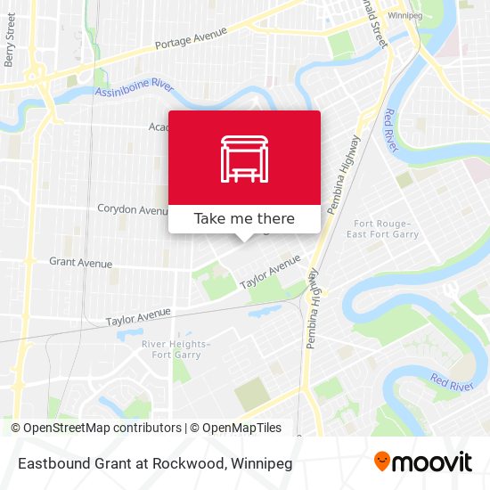 Eastbound Grant at Rockwood map