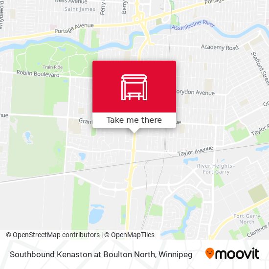 Southbound Kenaston at Boulton North plan