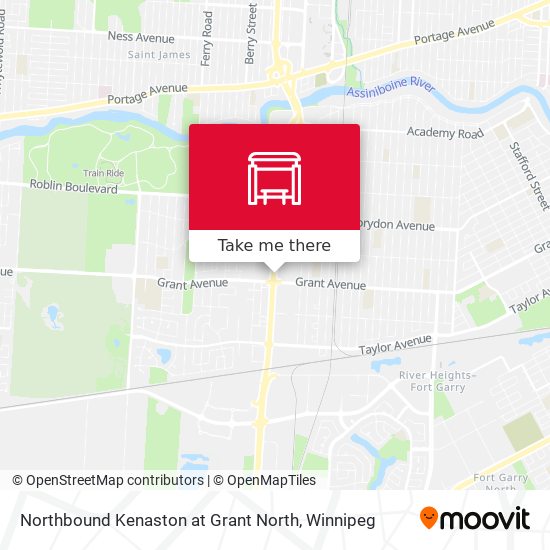 Northbound Kenaston at Grant North plan