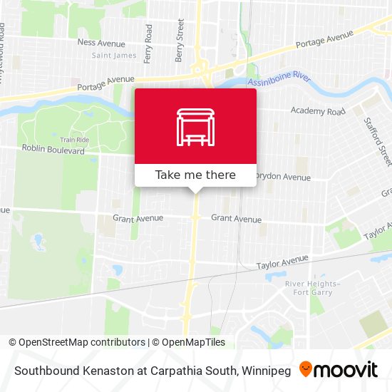 Southbound Kenaston at Carpathia South plan