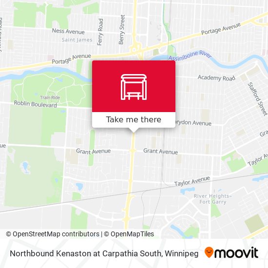 Northbound Kenaston at Carpathia South plan