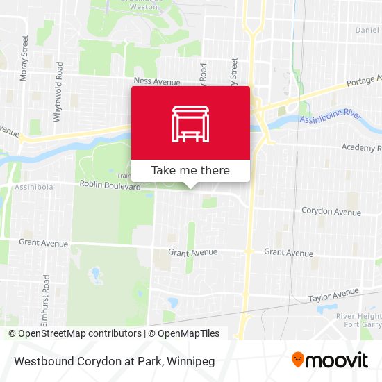Westbound Corydon at Park plan