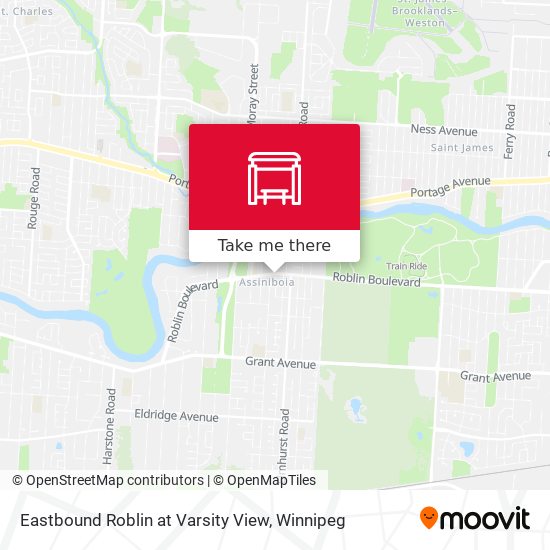 Eastbound Roblin at Varsity View plan