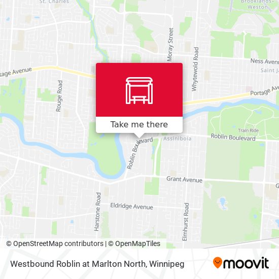 Westbound Roblin at Marlton North plan