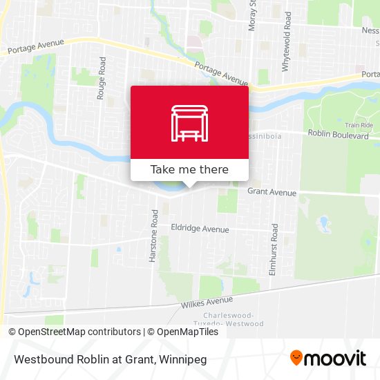 Westbound Roblin at Grant plan