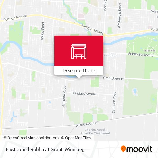 Eastbound Roblin at Grant plan