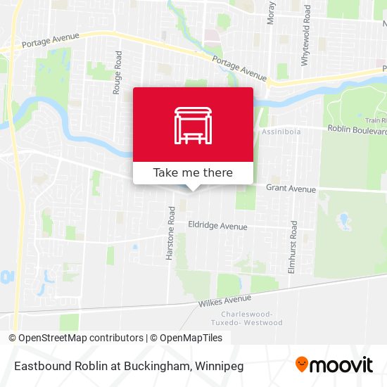 Eastbound Roblin at Buckingham plan