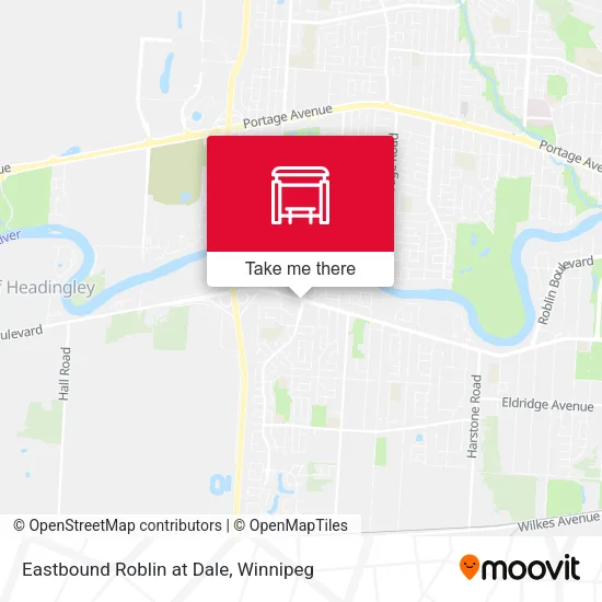 Eastbound Roblin at Dale plan