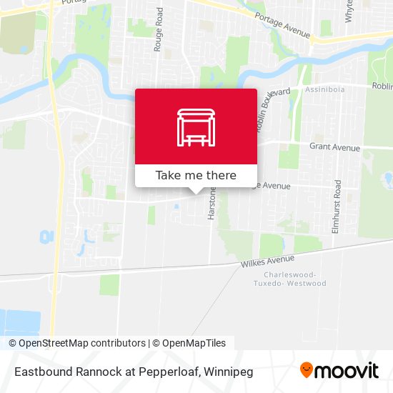 Eastbound Rannock at Pepperloaf map
