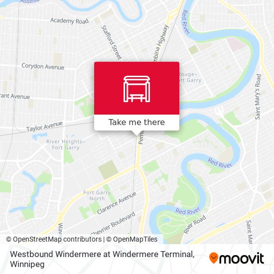 Westbound Windermere at Windermere Terminal plan