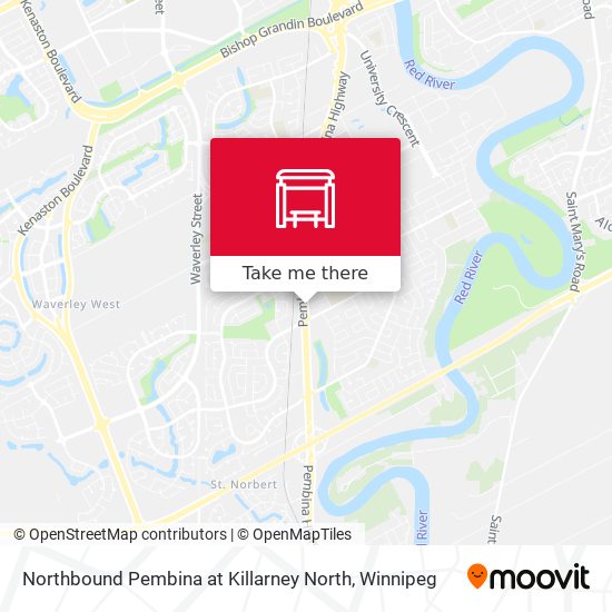 Northbound Pembina at Killarney North plan